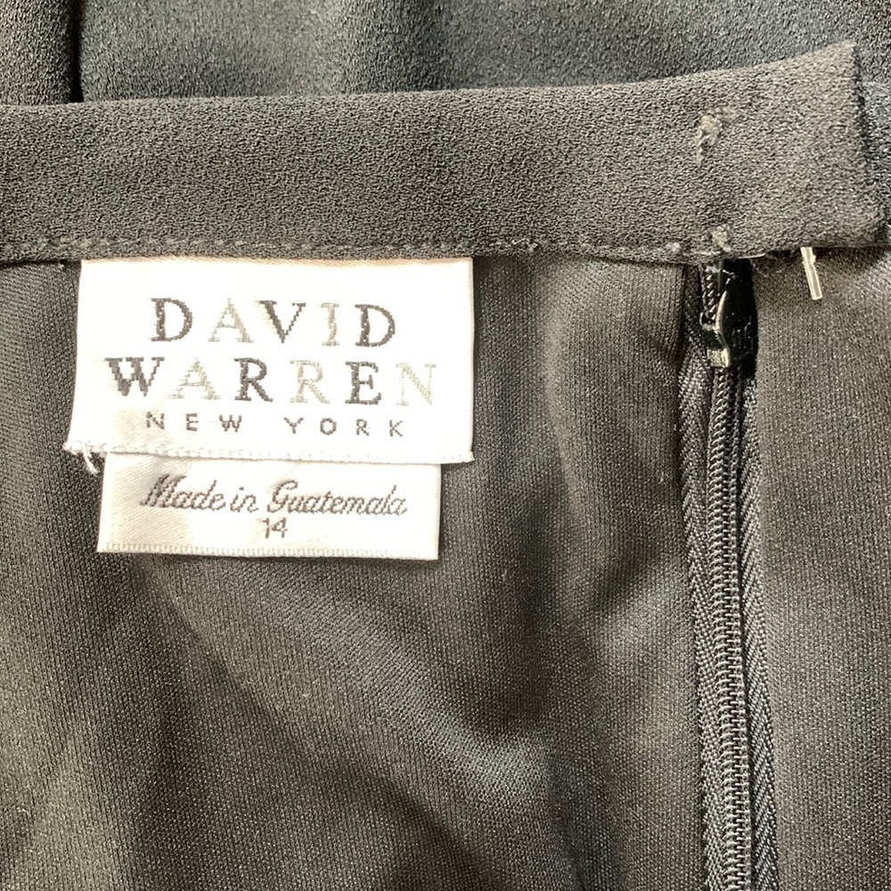 David Warren New York Black Pencil Skirt. 14. NWT. - Picture 2 of 9